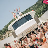 Kavos Booze Cruise at Quayside Village, Kavos, 14 June 2025