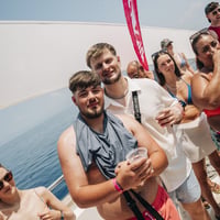 Kavos Booze Cruise at Quayside Village, Kavos, 14 June 2025