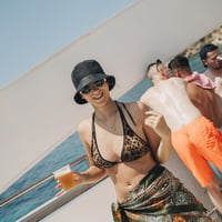 Kavos Booze Cruise at Quayside Village, Kavos, 19 June 2025