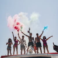 Kavos Booze Cruise at Quayside Village, Kavos, 21 June 2025