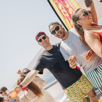 Kavos Booze Cruise at Quayside Village, Kavos, 21 June 2025