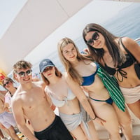 Kavos Booze Cruise at Quayside Village, Kavos, 21 June 2025
