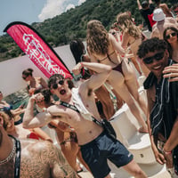 Kavos Booze Cruise at Quayside Village, Kavos, 21 June 2025