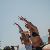 Kavos Booze Cruise at Quayside Village, Kavos, 21 June 2025