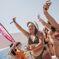 Kavos Booze Cruise at Quayside Village, Kavos, 23 June 2025