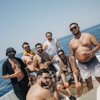 Kavos Booze Cruise at Quayside Village, Kavos, 26 June 2025