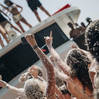 Kavos Booze Cruise at Quayside Village, Kavos, 26 June 2025