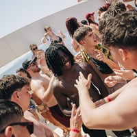 Kavos Booze Cruise at Quayside Village, Kavos, 26 June 2025