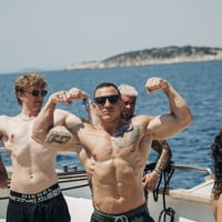 Kavos Booze Cruise at Quayside Village, Kavos, 26 June 2025