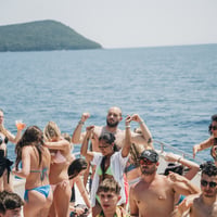 Kavos Booze Cruise at Quayside Village, Kavos, 26 June 2025