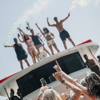 Kavos Booze Cruise at Quayside Village, Kavos, 26 June 2025
