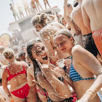 Kavos Booze Cruise at Quayside Village, Kavos, 28 June 2025