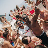 Kavos Booze Cruise at Quayside Village, Kavos, 28 June 2025