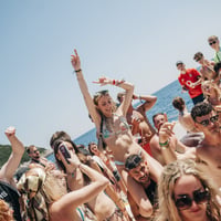 Kavos Booze Cruise at Quayside Village, Kavos, 30 June 2025