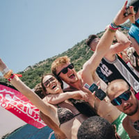 Kavos Booze Cruise at Quayside Village, Kavos, 30 June 2025