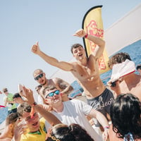 Kavos Booze Cruise at Quayside Village, Kavos, 30 June 2025