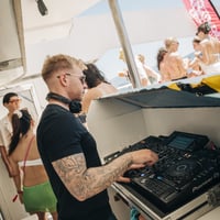 Kavos Booze Cruise at Quayside Village, Kavos, 30 June 2025