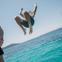 Kavos Booze Cruise at Quayside Village, Kavos, 30 June 2025