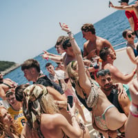 Kavos Booze Cruise at Quayside Village, Kavos, 30 June 2025
