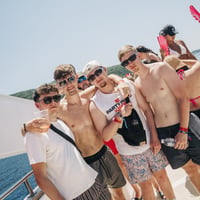 Kavos Booze Cruise at Quayside Village, Kavos, 10 July 2025