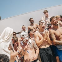 Kavos Booze Cruise at Quayside Village, Kavos, 10 July 2025