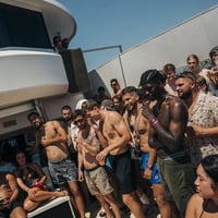 Kavos Booze Cruise at Quayside Village, Kavos, 10 July 2025