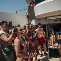 Kavos Booze Cruise at Quayside Village, Kavos, 10 July 2025
