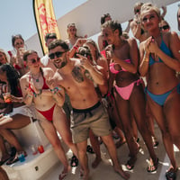 Kavos Booze Cruise at Quayside Village, Kavos, 10 July 2025