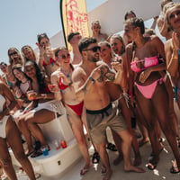 Kavos Booze Cruise at Quayside Village, Kavos, 10 July 2025