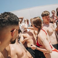 Kavos Booze Cruise at Quayside Village, Kavos, 10 July 2025