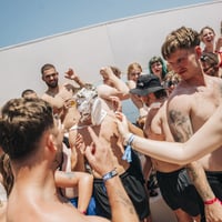 Kavos Booze Cruise at Quayside Village, Kavos, 10 July 2025