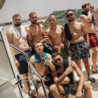 Kavos Booze Cruise at Quayside Village, Kavos, 10 July 2025
