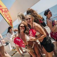 Kavos Booze Cruise at Quayside Village, Kavos, 10 July 2025