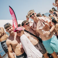 Kavos Booze Cruise at Quayside Village, Kavos, 10 July 2025