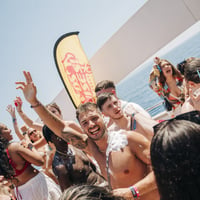 Kavos Booze Cruise at Quayside Village, Kavos, 10 July 2025