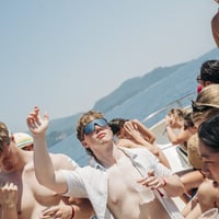 Kavos Booze Cruise at Quayside Village, Kavos, 10 July 2025
