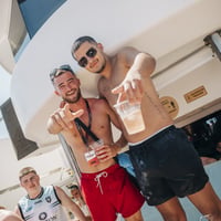 Kavos Booze Cruise at Quayside Village, Kavos, 10 July 2025