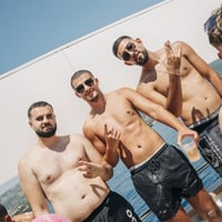 Kavos Booze Cruise at Quayside Village, Kavos, 10 July 2025