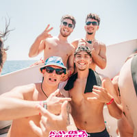 Kavos Booze Cruise at Quayside Village, Kavos, 12 July 2025