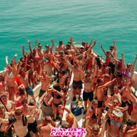 Kavos Booze Cruise at Quayside Village, Kavos, 14 July 2025