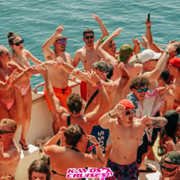 Kavos Booze Cruise at Quayside Village, Kavos, 14 July 2025