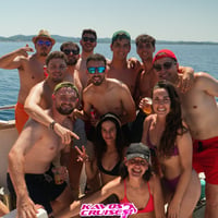 Kavos Booze Cruise at Quayside Village, Kavos, 14 July 2025