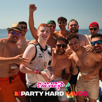 Kavos Booze Cruise at Quayside Village, Kavos, 14 July 2025