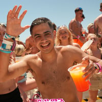 Kavos Booze Cruise at Quayside Village, Kavos, 14 July 2025