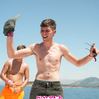 Kavos Booze Cruise at Quayside Village, Kavos, 14 July 2025