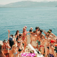 Kavos Booze Cruise at Quayside Village, Kavos, 14 July 2025