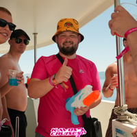 Kavos Booze Cruise at Quayside Village, Kavos, 14 July 2025