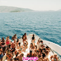 Kavos Booze Cruise at Quayside Village, Kavos, 17 July 2025