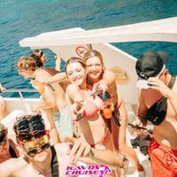 Kavos Booze Cruise at Quayside Village, Kavos, 19 July 2025