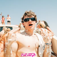 Kavos Booze Cruise at Quayside Village, Kavos, 19 July 2025